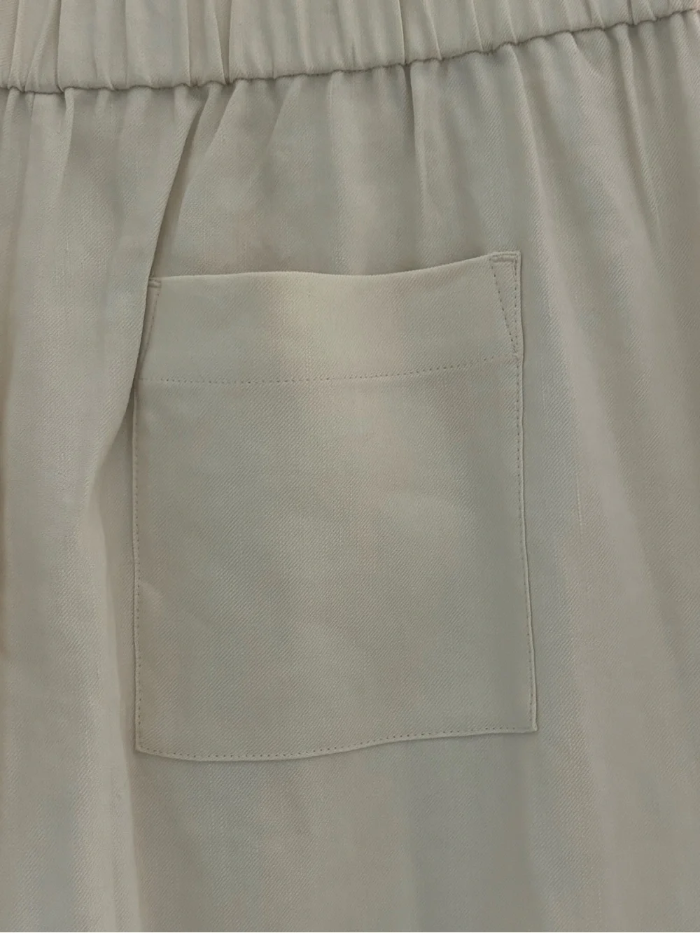 AYR The Al Fresco Linen Blend Pants Ivory Ecru